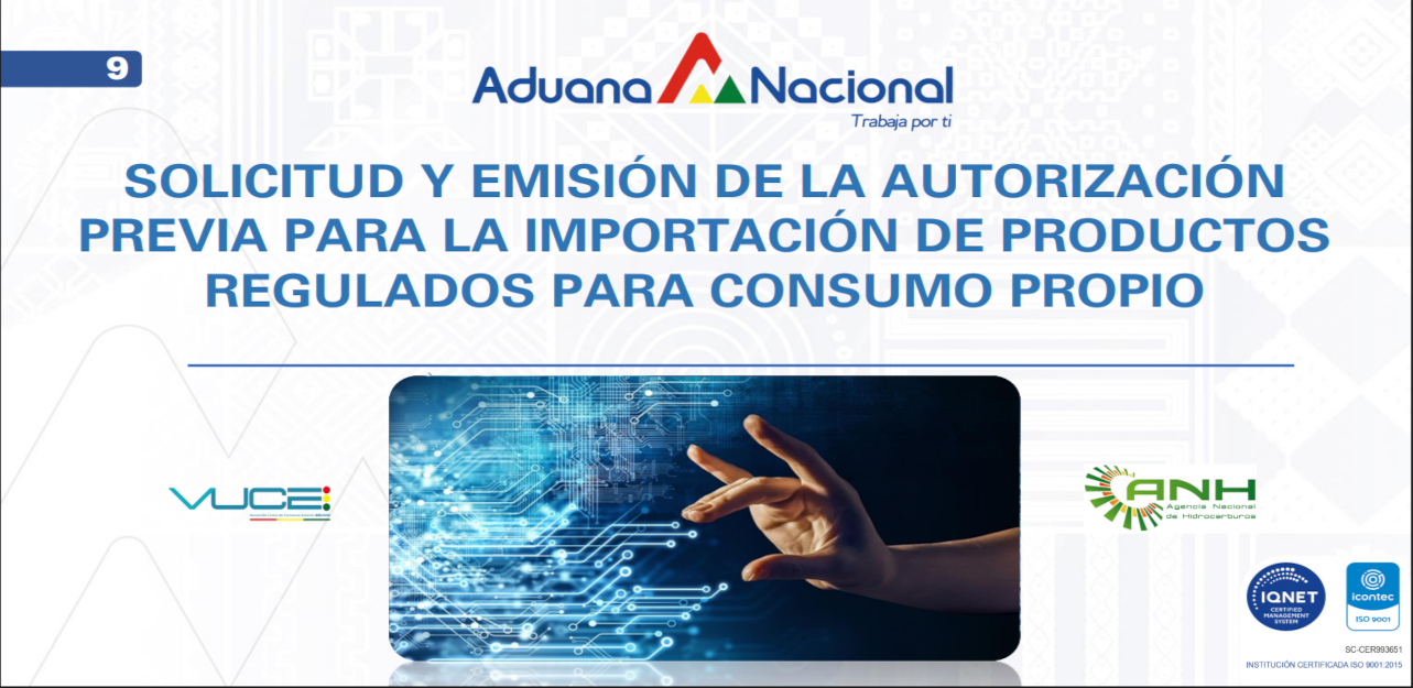 SOLICITUD Y EMISION IMPORTACIÓN  PRODUCTOS REGULADOS